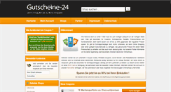 Desktop Screenshot of gutscheine-24.org