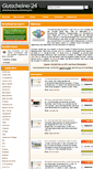 Mobile Screenshot of gutscheine-24.org