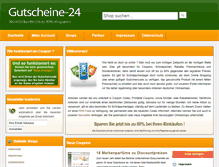 Tablet Screenshot of gutscheine-24.org